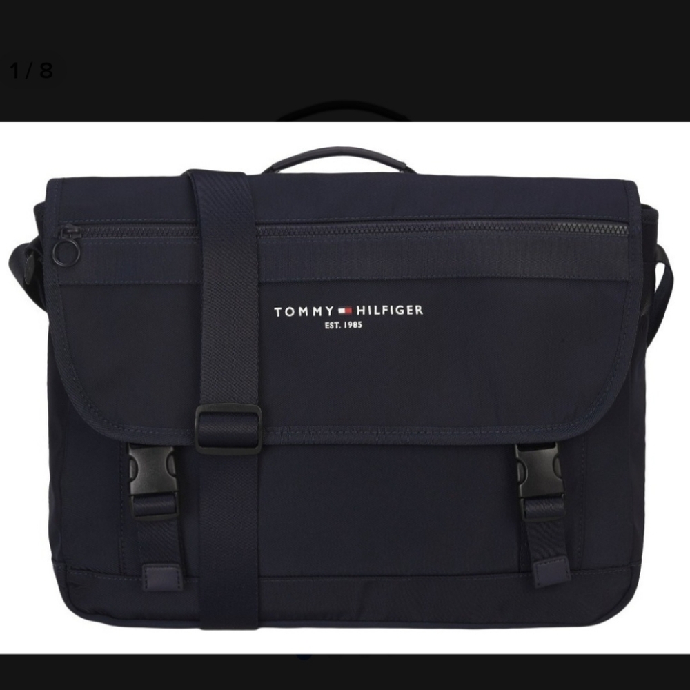 Tommy Hilfiger Navy Messenger Bag